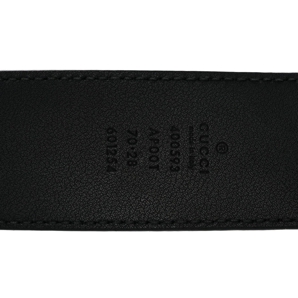 Gucci Calfskin Double G 30mm Belt 70 28 Black