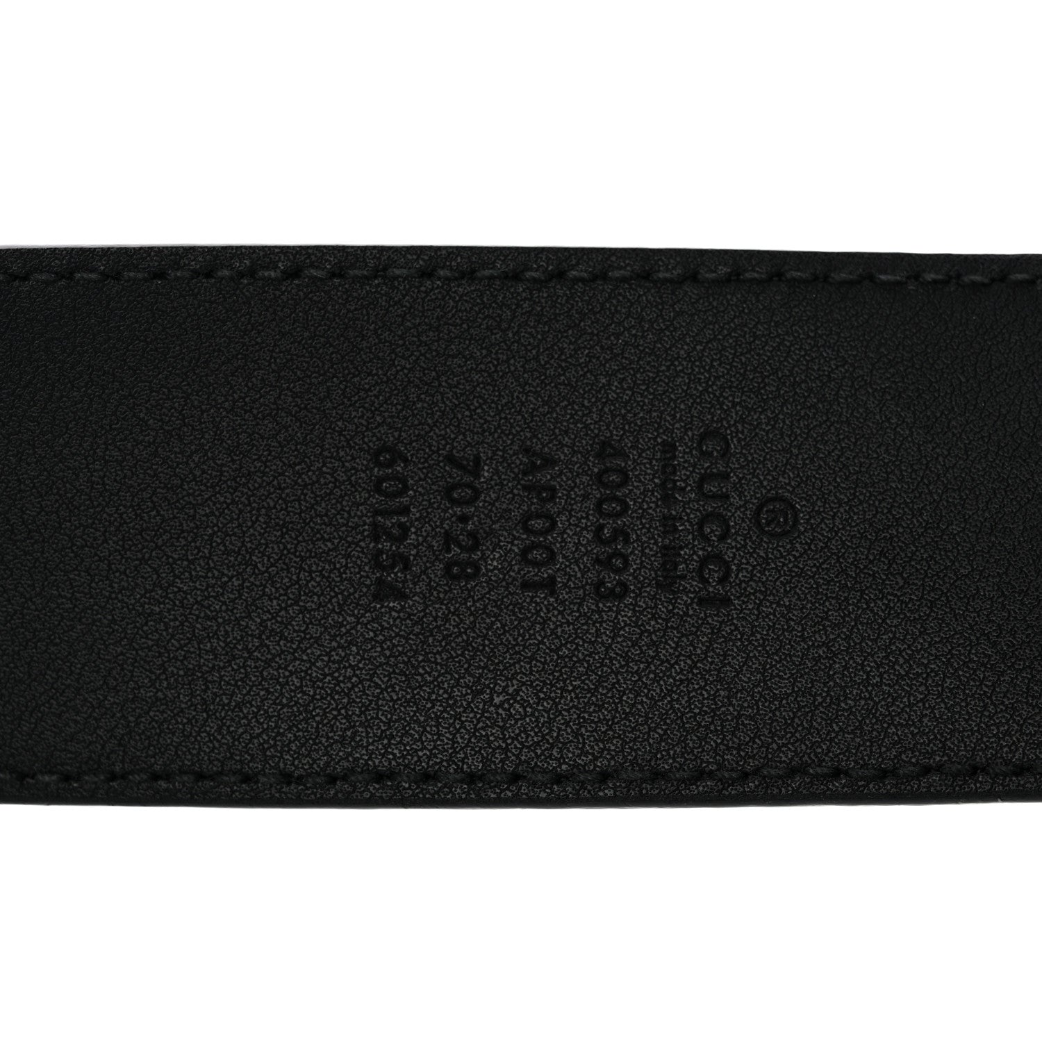 Gucci Calfskin Double G 30mm Belt 70 28 Black