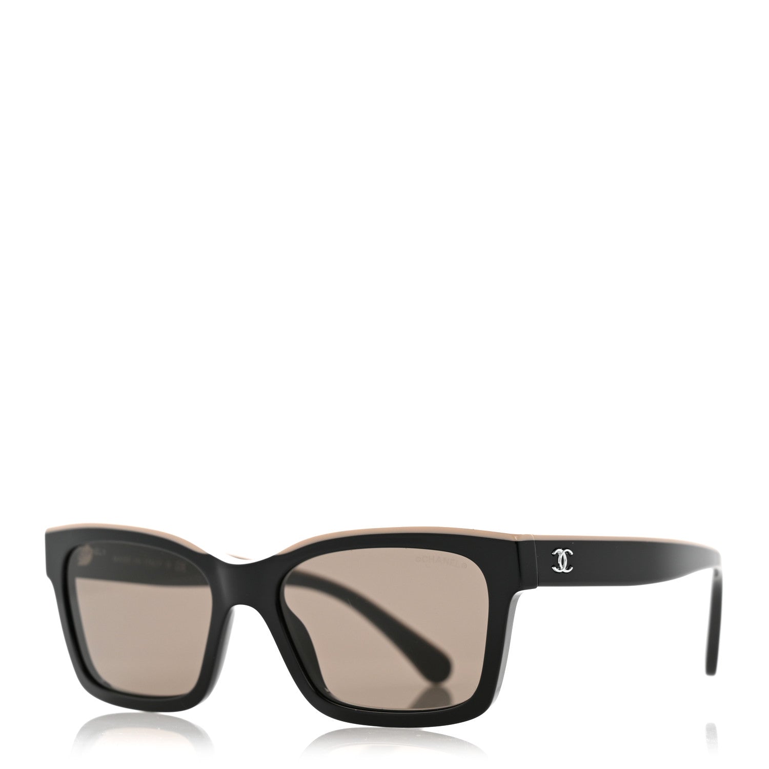 Acetate Square Sunglasses 5417-A Black