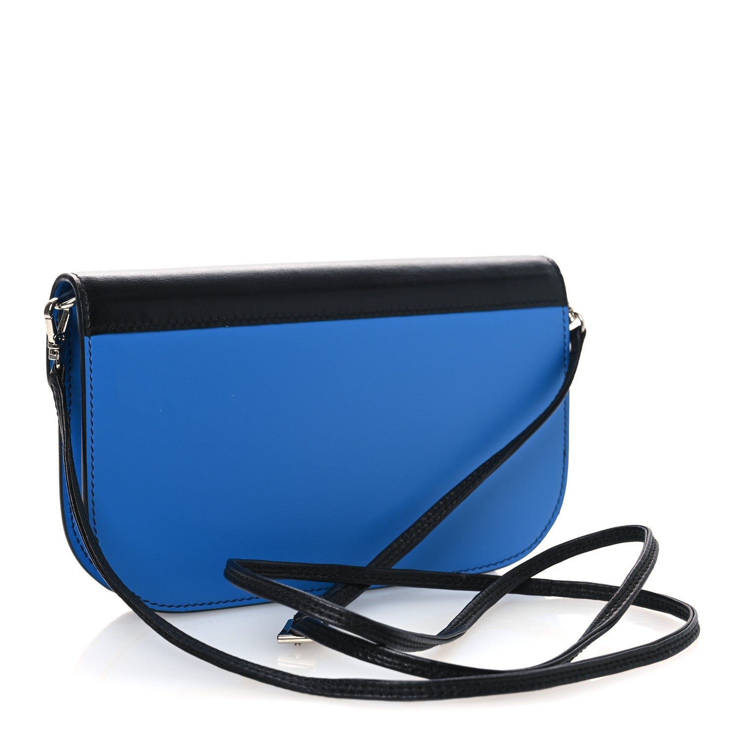 Prada City Calf Bi-Color Sybille Mini Crossbody Bag Marea Black