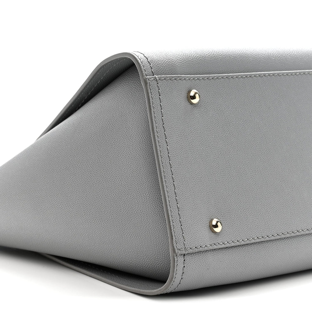 Chanel Caviar Studded Medium Deauville Tote Grey