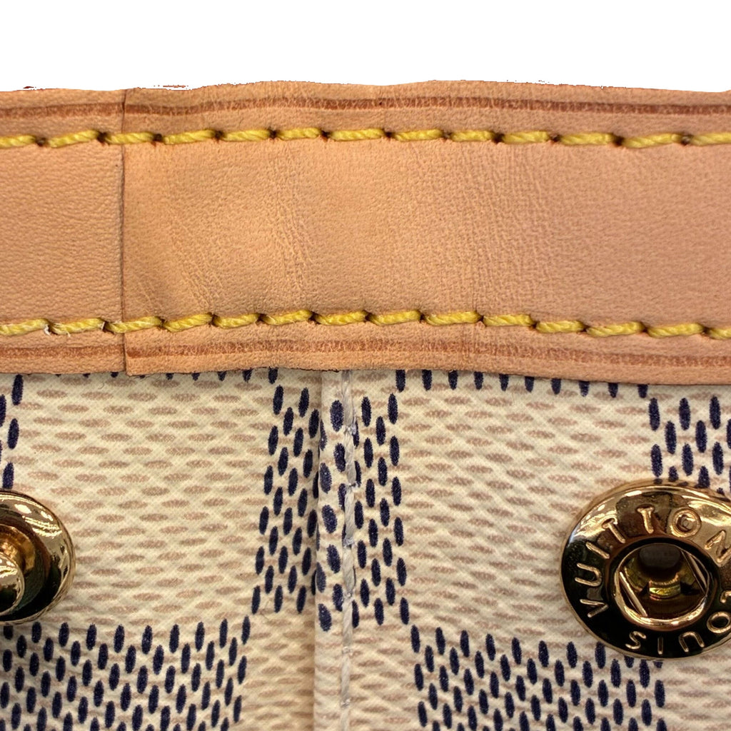 Louis Vuitton 2012 Damier Azur Hampstead PM Tote Handbag N51207