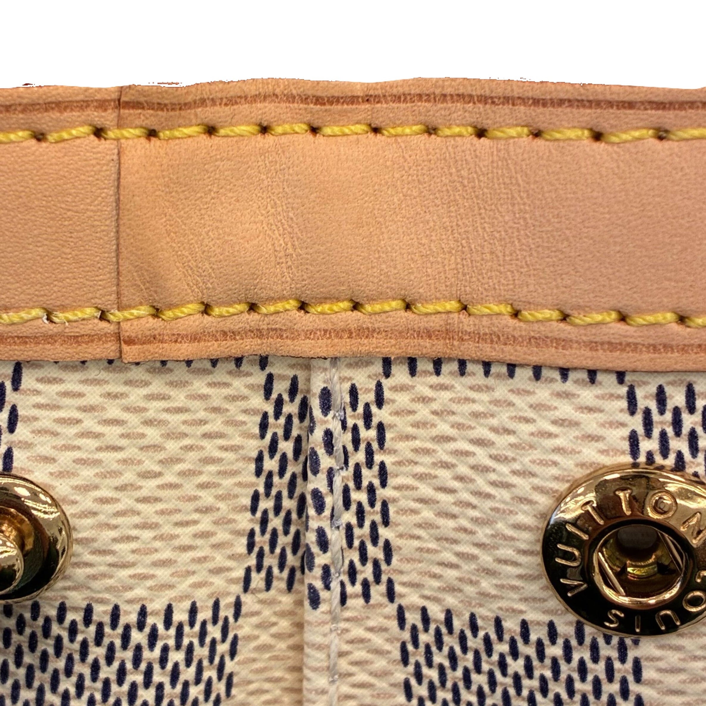 Louis Vuitton 2012 Damier Azur Hampstead PM Tote Handbag N51207