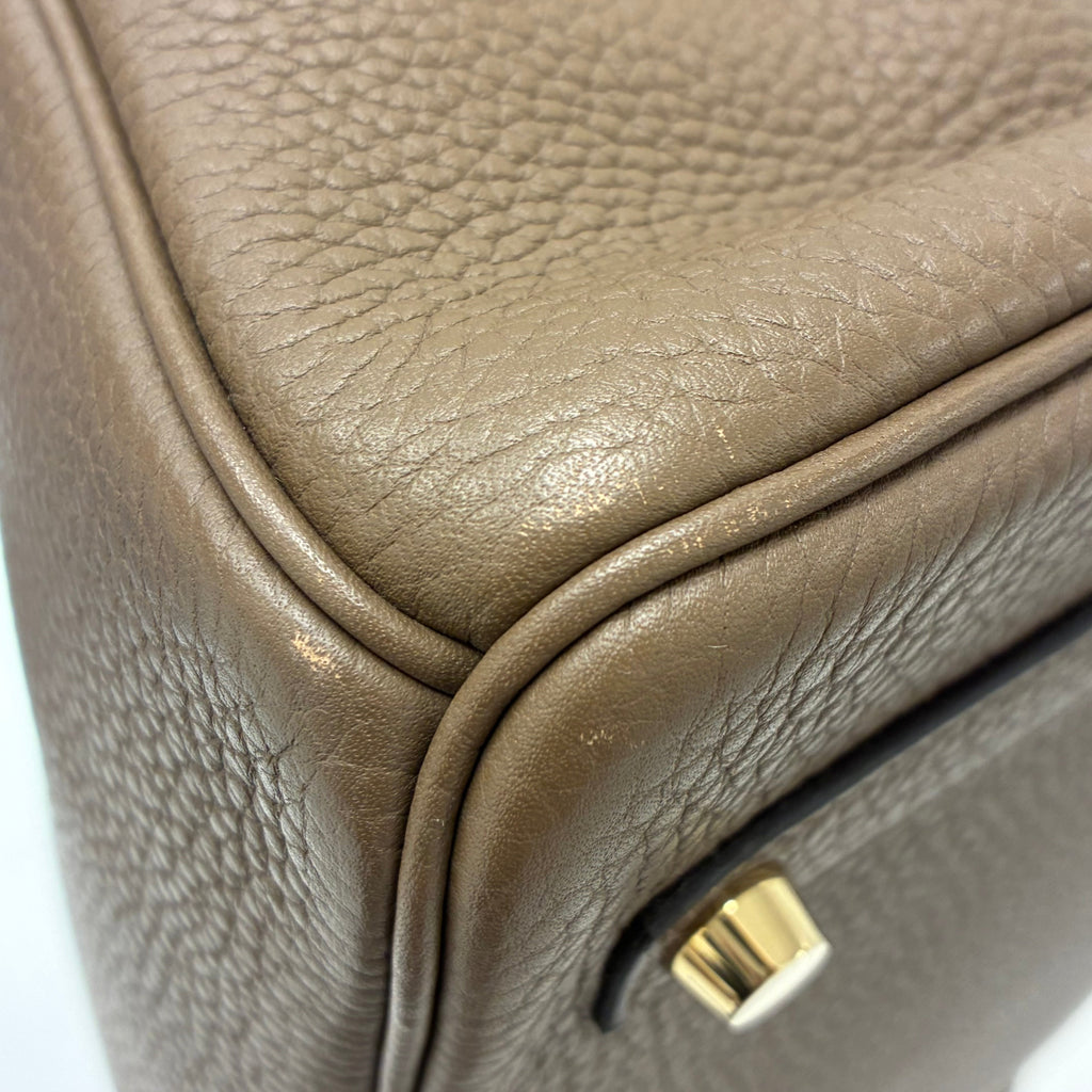 Hermes 2014 Taupe Gray Togo Birkin 35 Handbag