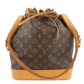 Louis Vuitton Monogram Noe Shoulder Bag Hand Bag Brown M42224
