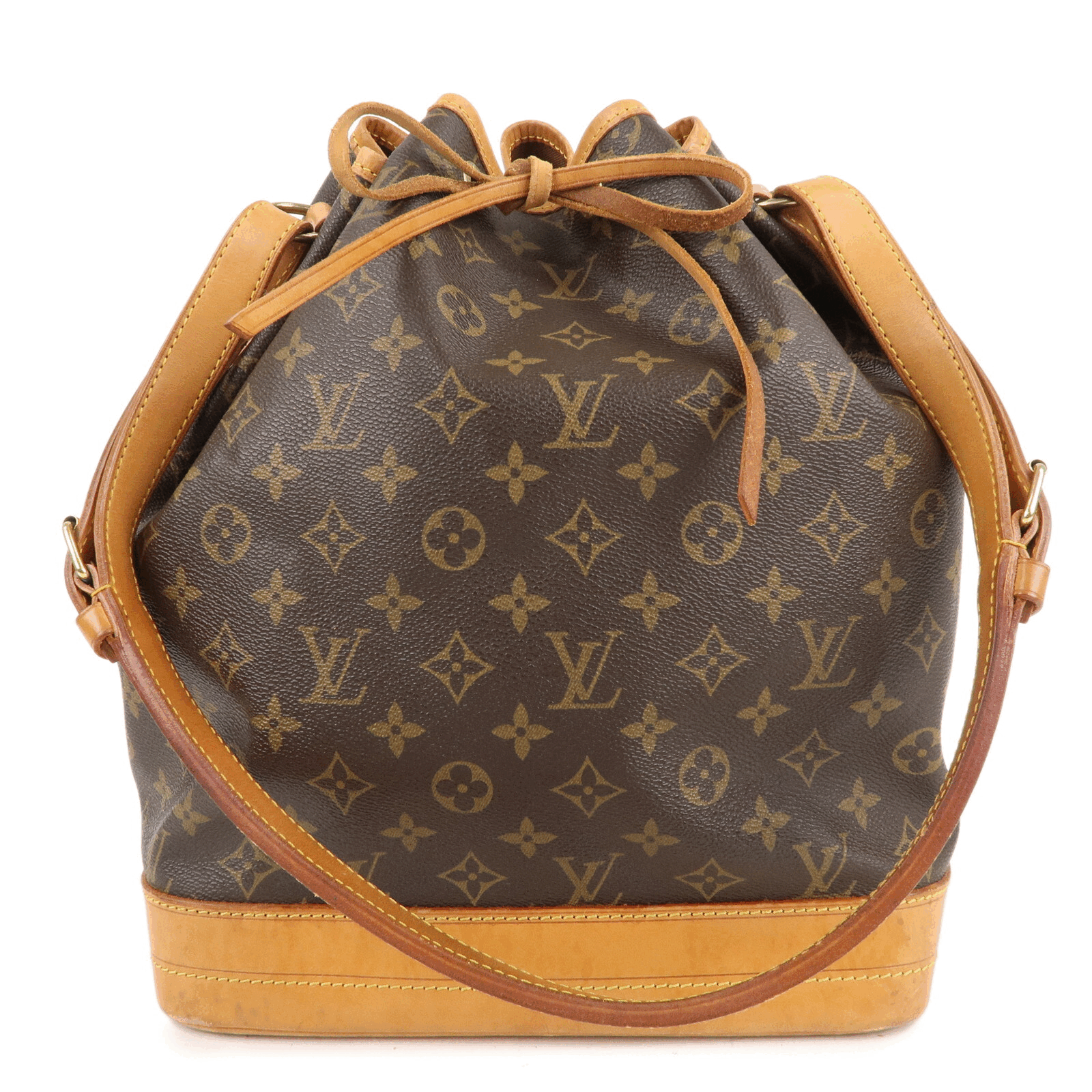 Louis Vuitton Monogram Noe Shoulder Bag Hand Bag Brown M42224
