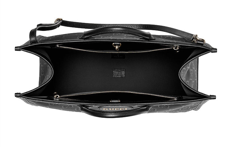 GUCCI Off The Grid OTG Environmental Friendly Series Logo Large Capacity Black 630353-H9HAN-1000