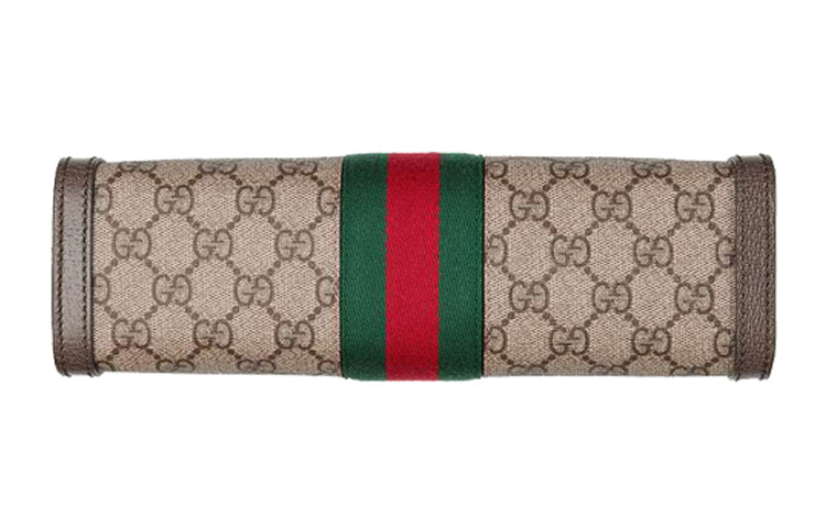 (WMNS) GUCCI Ophidia Retro Logo Stripe Webbing Canvas Chain Shoulder Messenger Bag Small / Brown Classic Literature and Art 503877-K05NG-8745