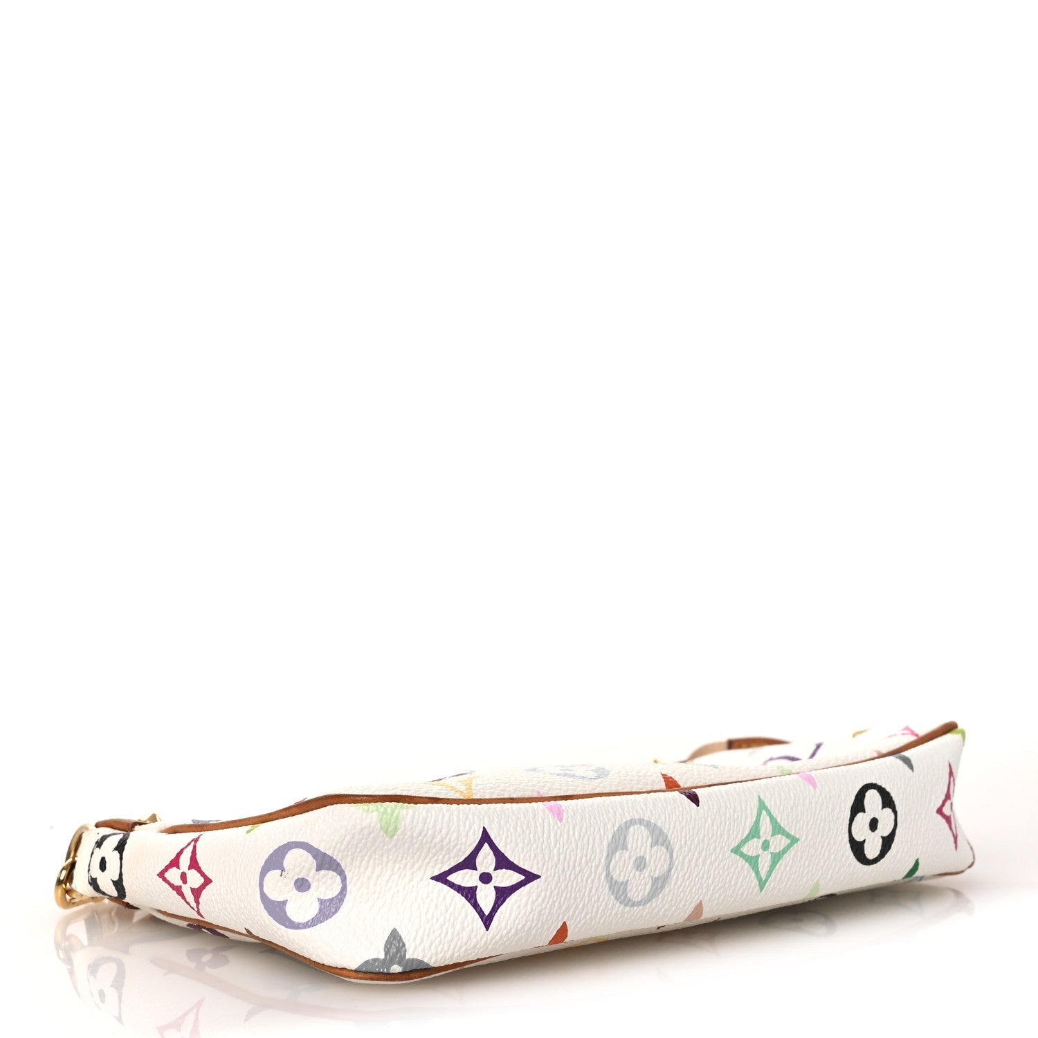 Louis Vuitton Monogram Multicolor Pochette Accessories White