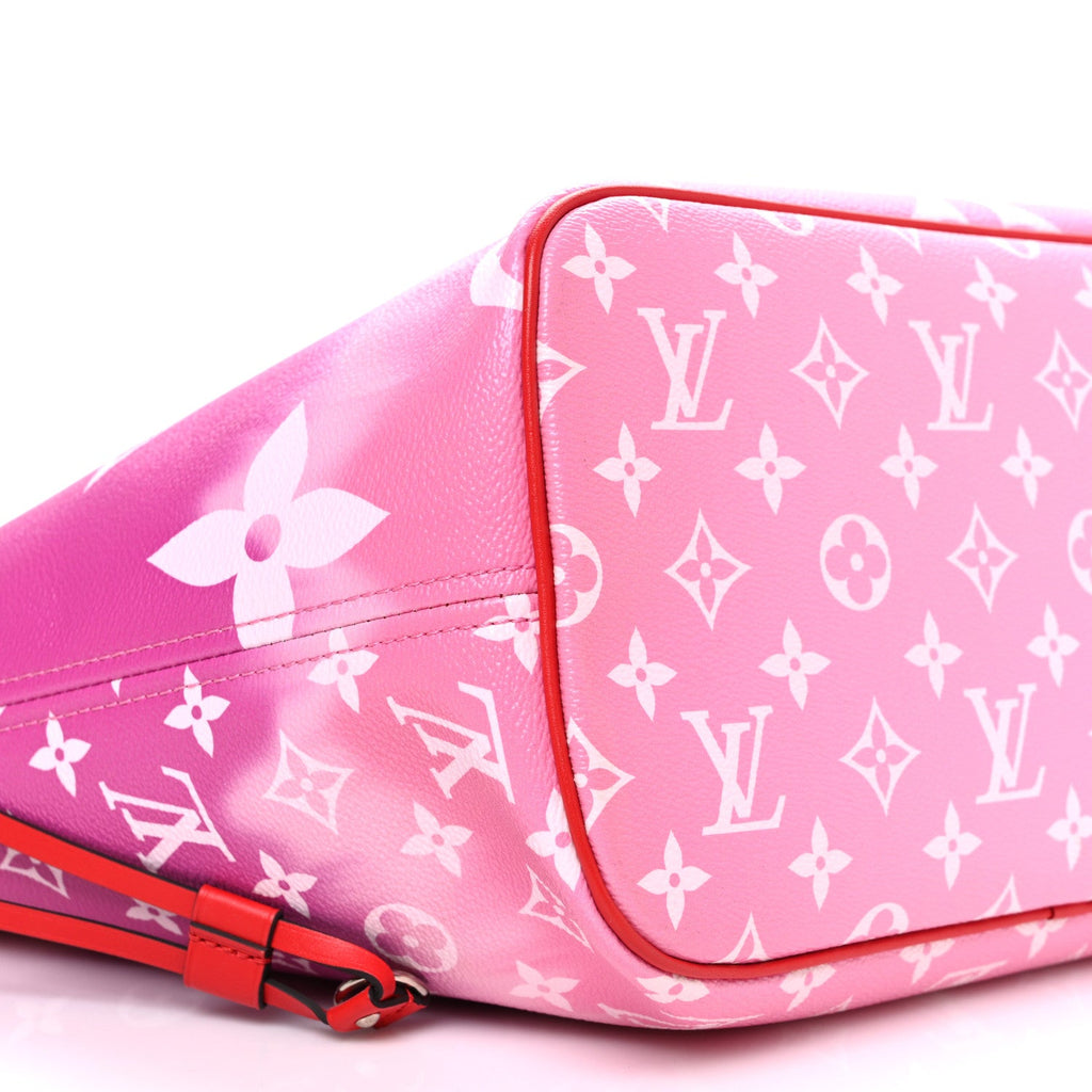 Louis Vuitton Monogram Escale Neverfull MM Rouge
