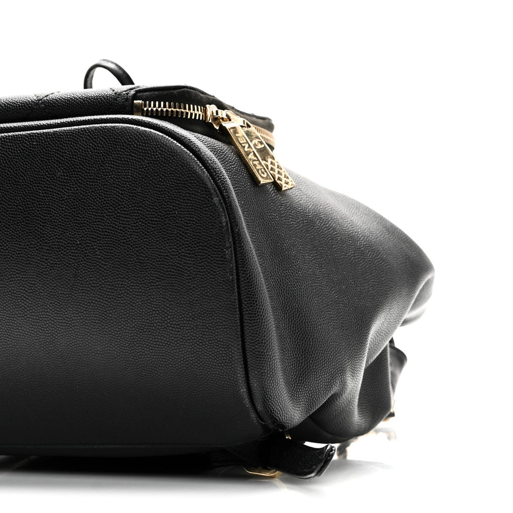 Chanel Caviar Quilted Business Affinity Backpack Black