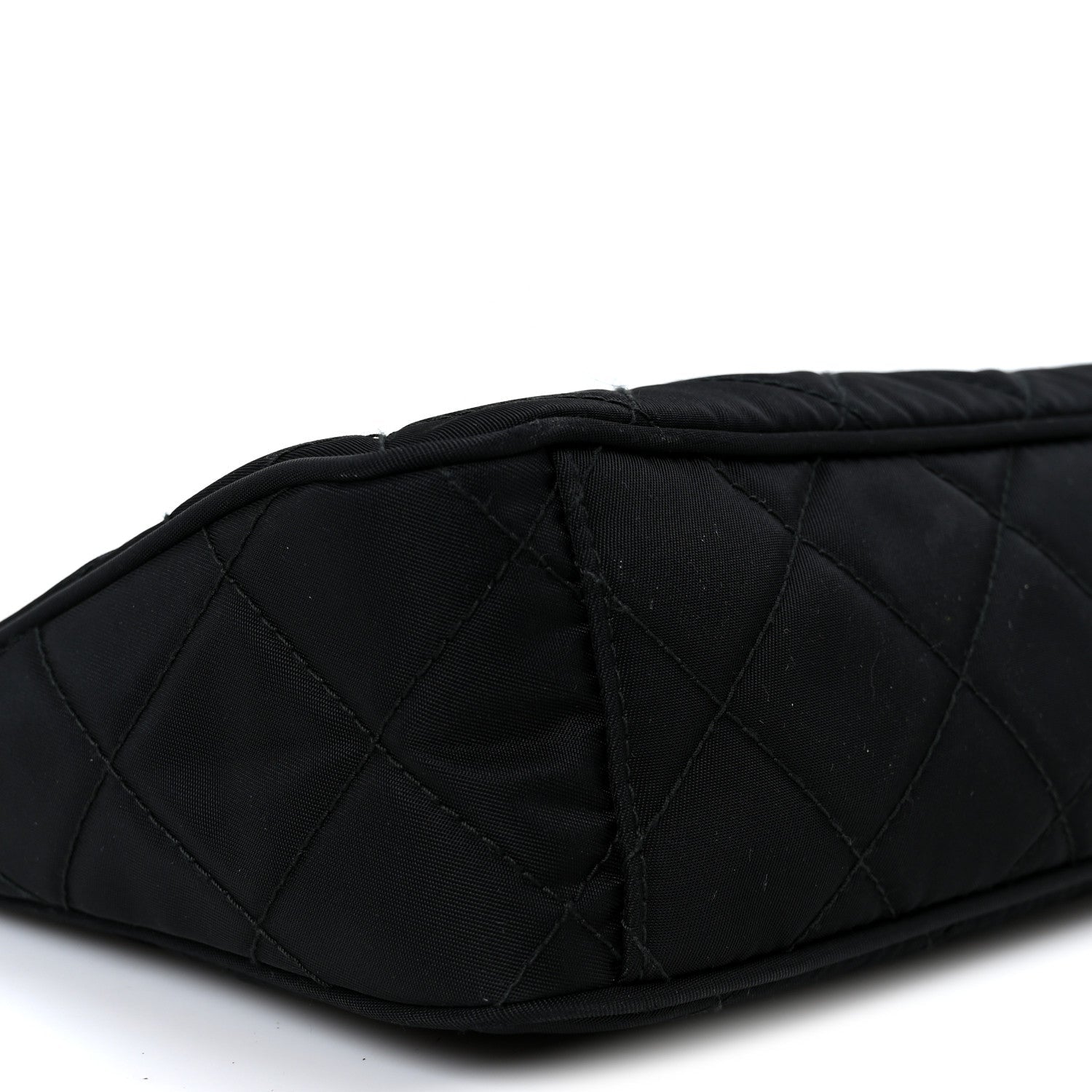 Prada Nylon Tessuto Impuntu Quilted Crossbody Bag Black