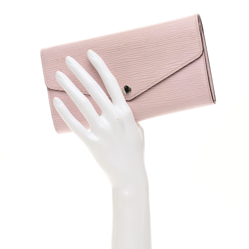 Louis Vuitton Epi Sarah Wallet NM Rose Ballerine