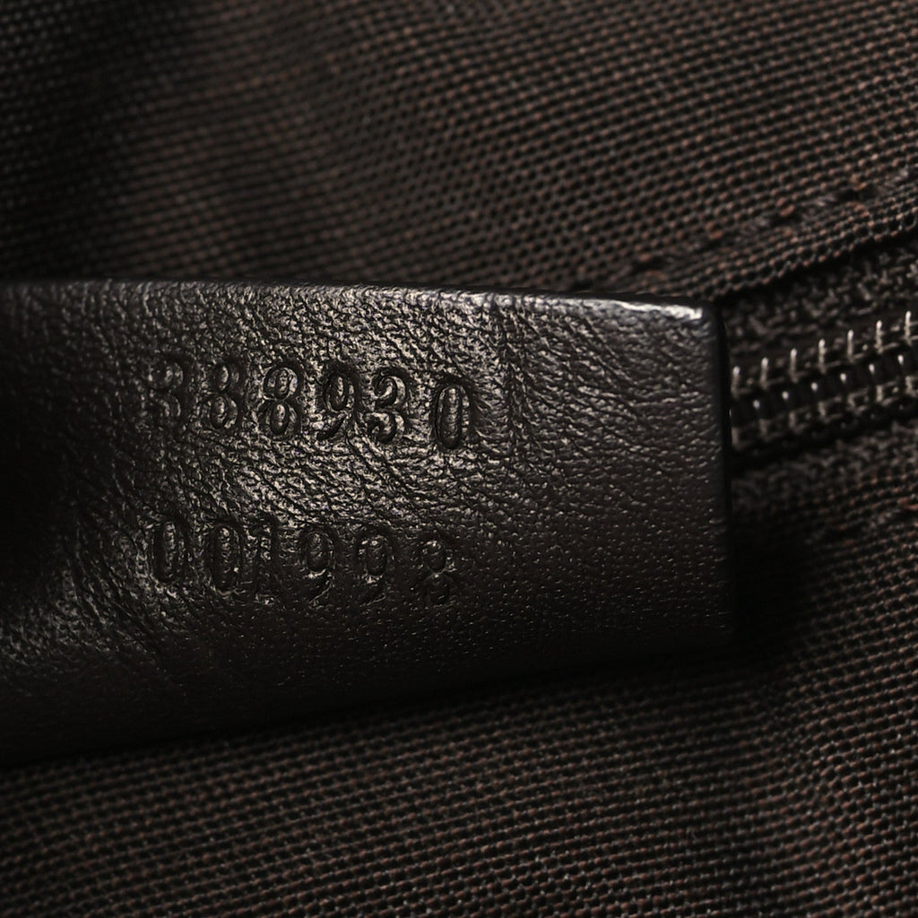 Gucci Monogram Messenger Bag Dark Brown