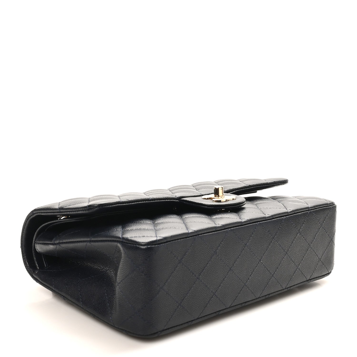 Chanel Caviar Quilted Medium Double Flap Navy