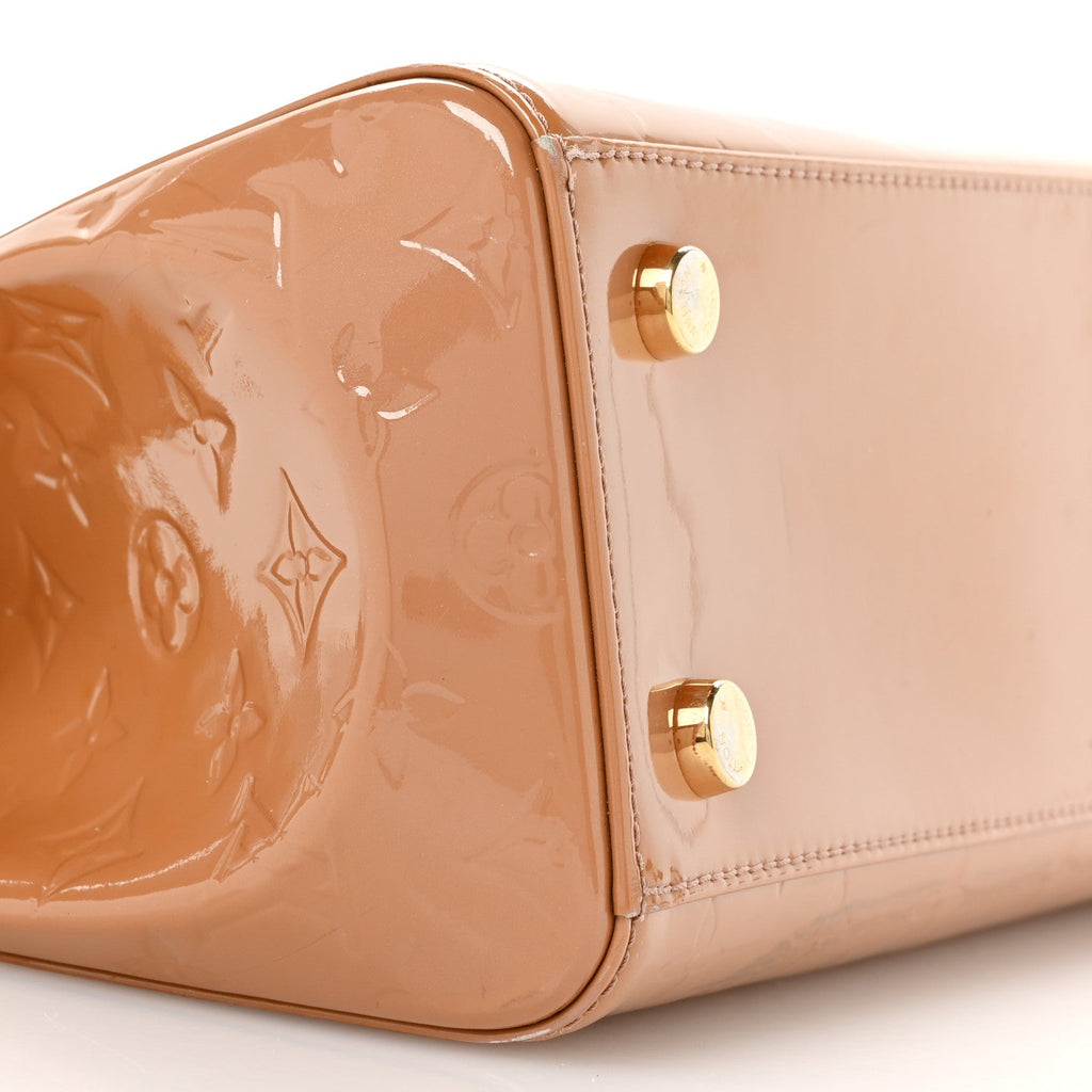 Louis Vuitton Vernis Brea MM Rose Velours