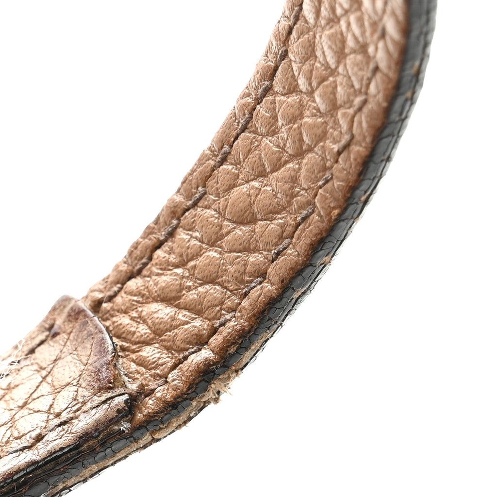 Gucci Pebbled Calfskin Small Soho Disco Bag Camelia