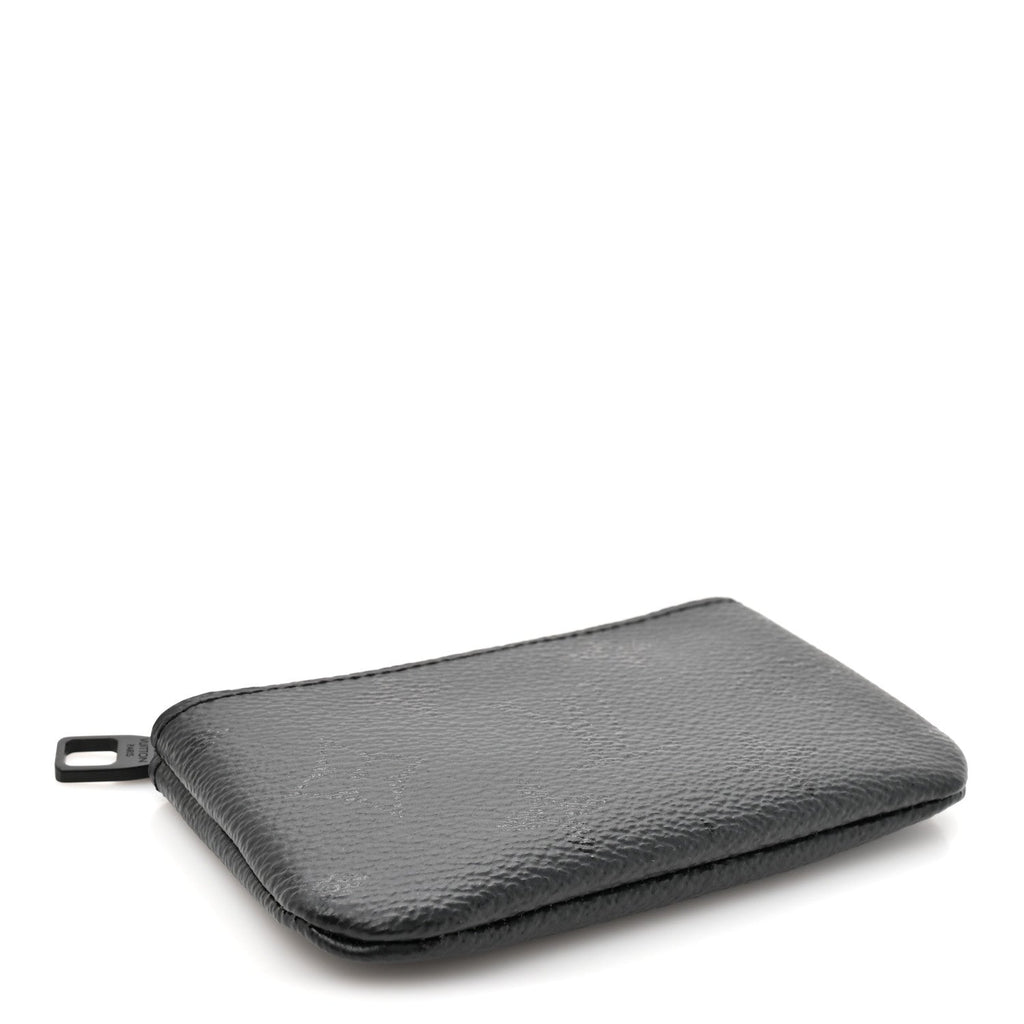 Louis Vuitton Monogram Key Pouch Midnight Black