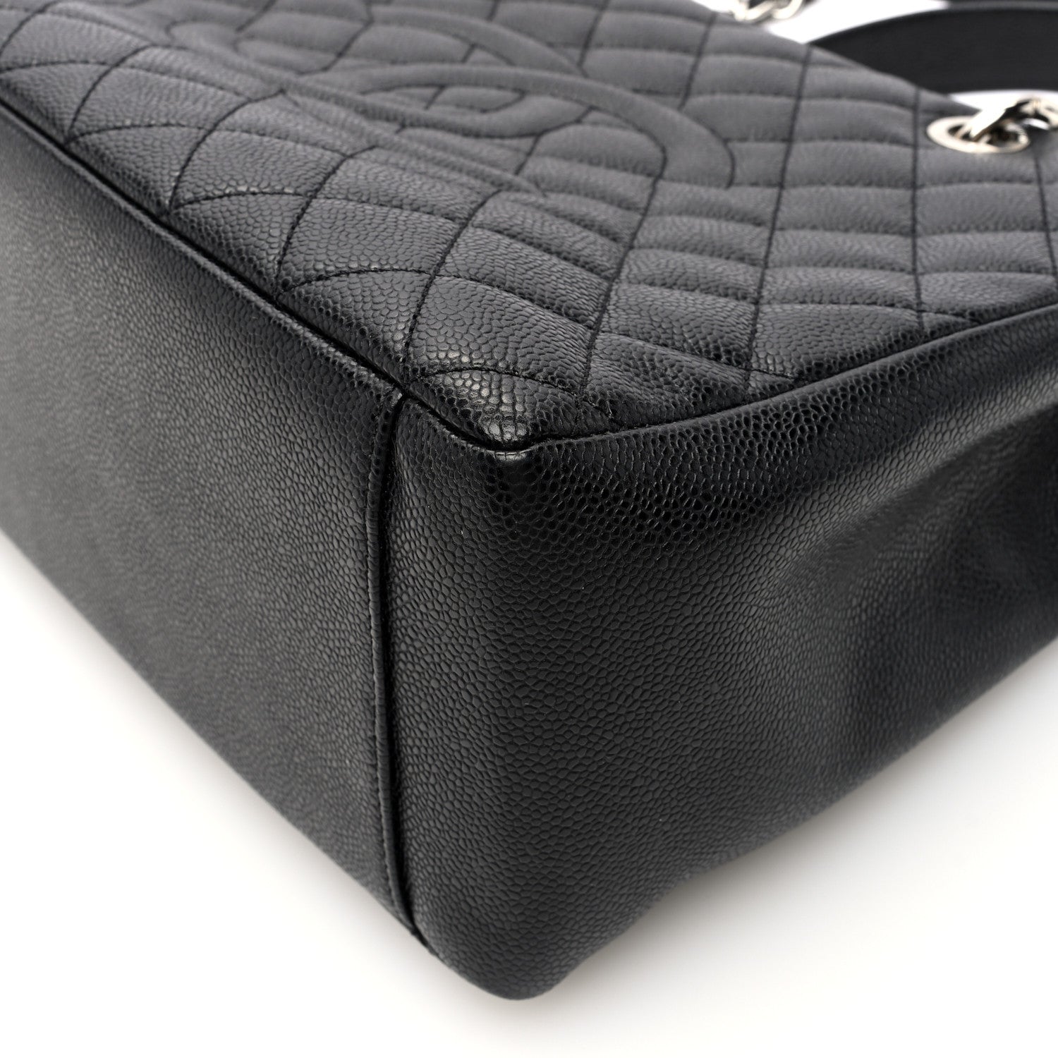 Chanel Caviar Quilted Grand Shopping Tote GST Black