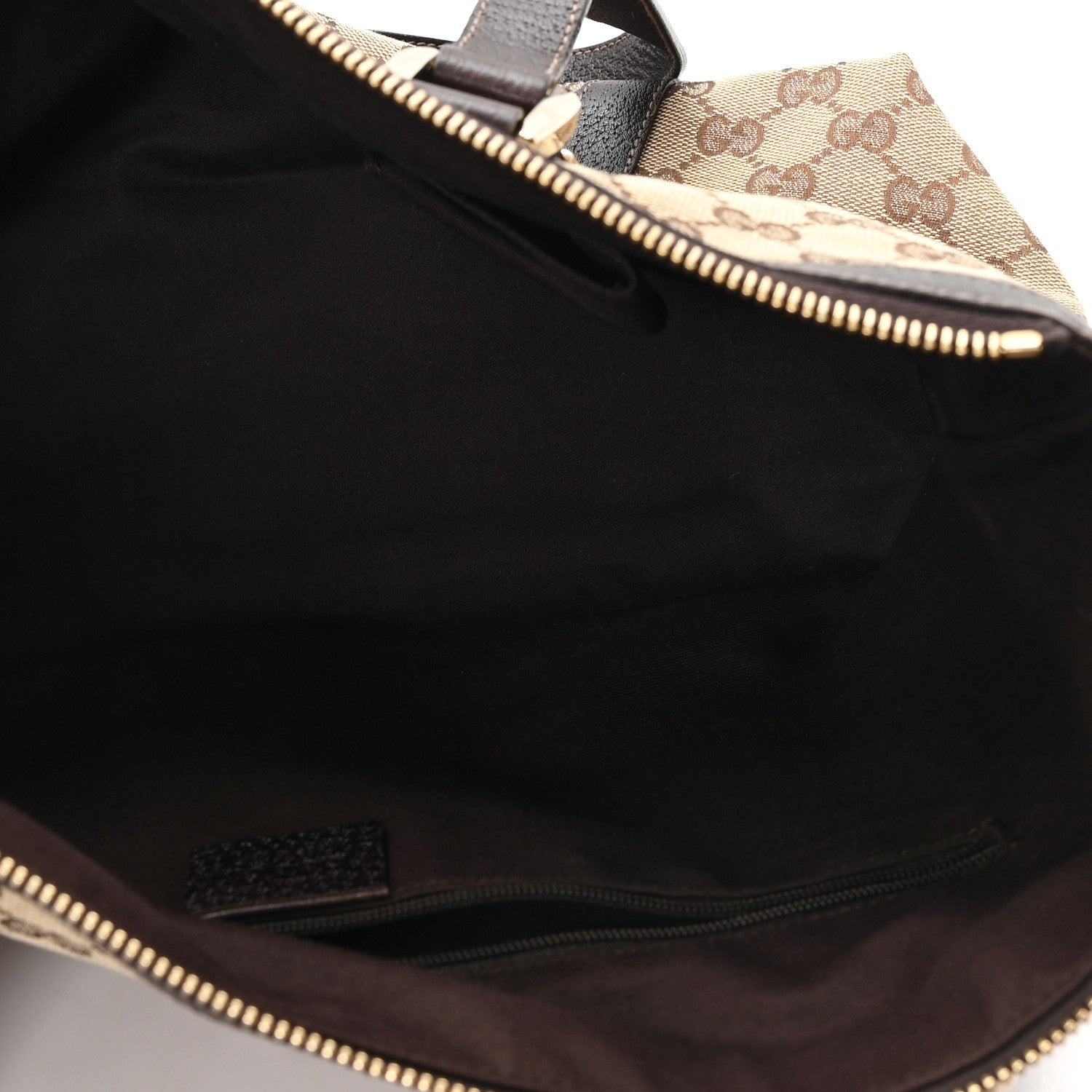 Gucci Monogram Medium Abbey Tote Dark Brown