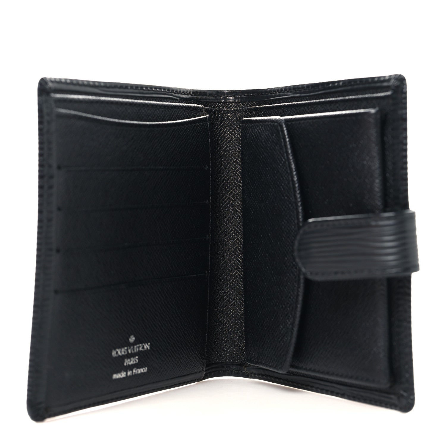 Louis Vuitton Epi Porte-Billets Compact Wallet Black