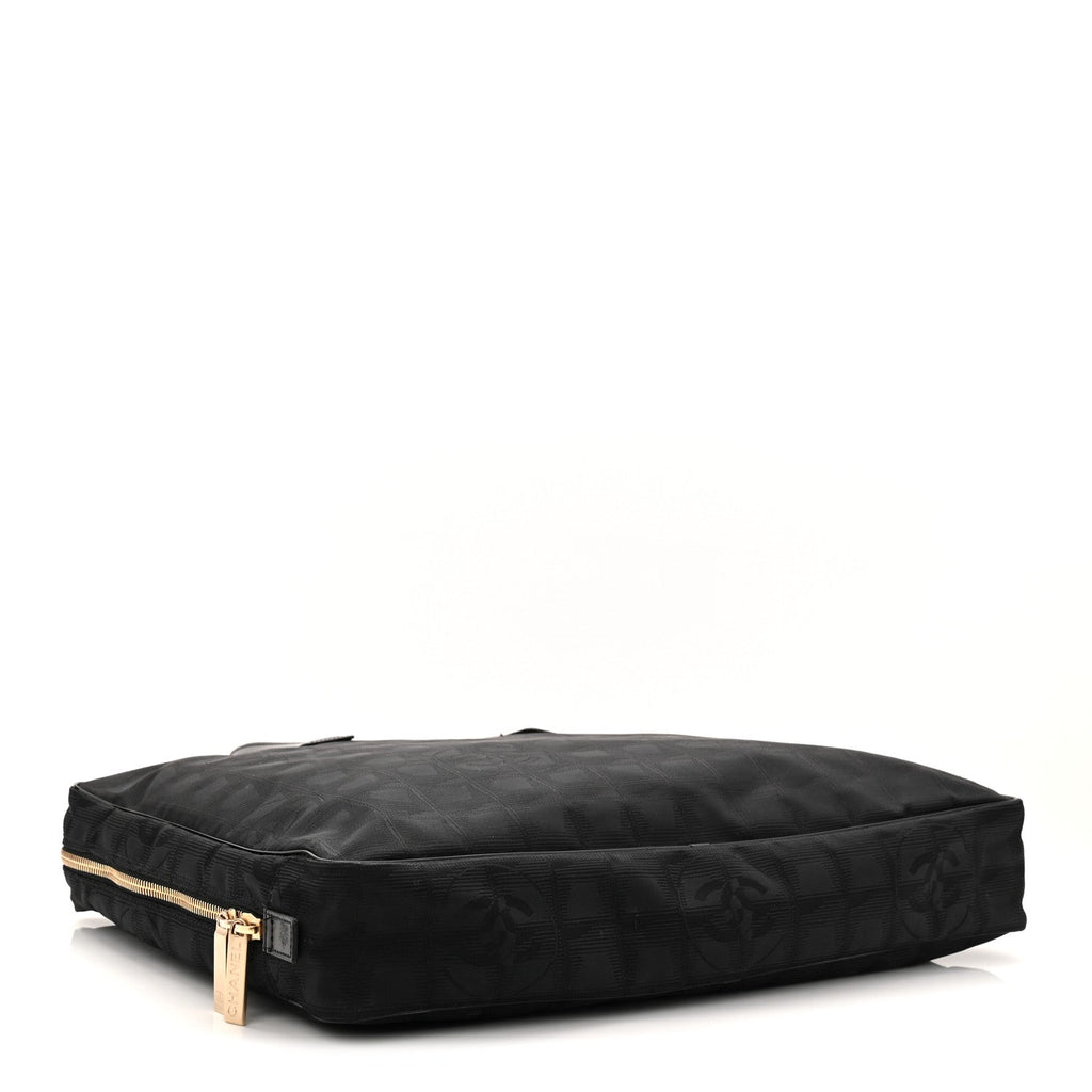 Chanel Nylon Travel Briefcase Black