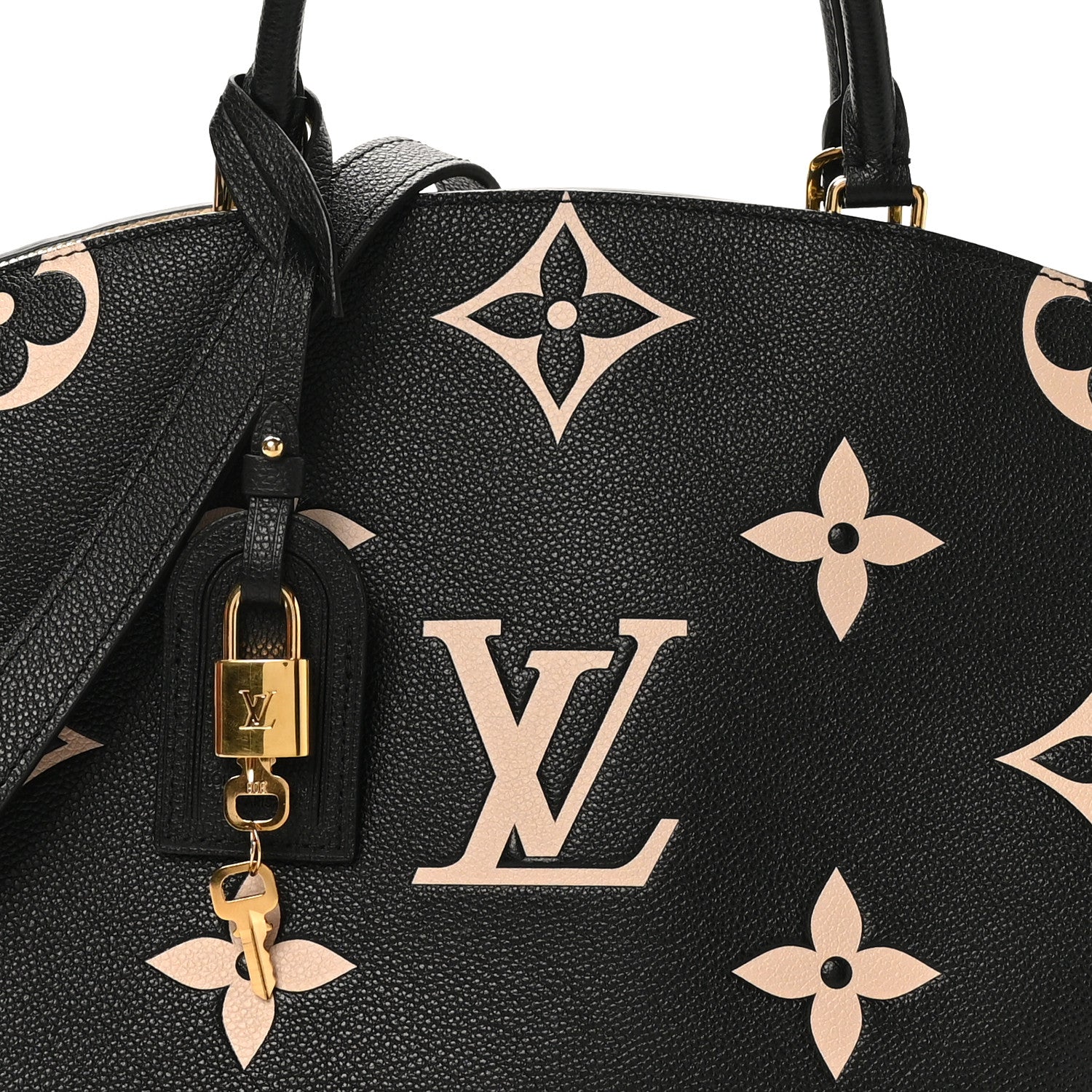 Louis Vuitton Empreinte Monogram Giant Grand Palais Black Beige