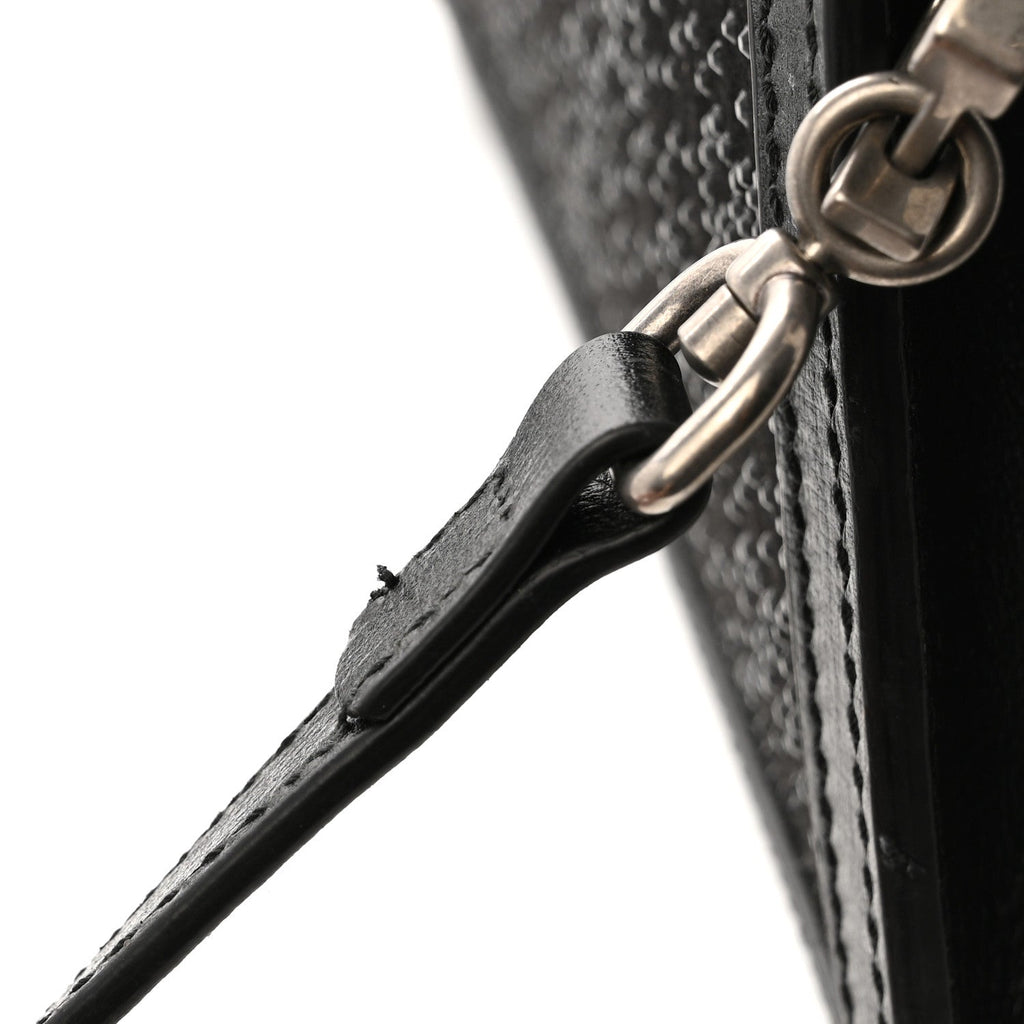 Gucci Satin Crystal GG Monogram Mini Dionysus Top Handle Bag Black