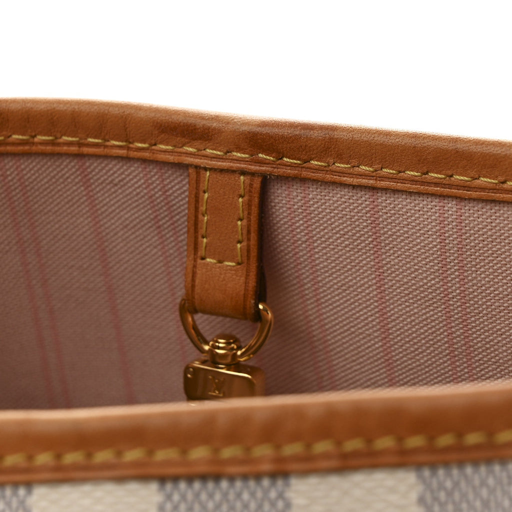 Louis Vuitton Damier Azur Neo Neverfull MM Rose Ballerine