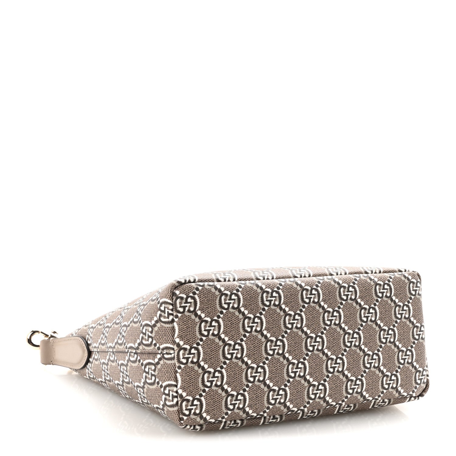 Gucci GG Shadow Monogram Super Mini Ophidia Shoulder Bag Taupe