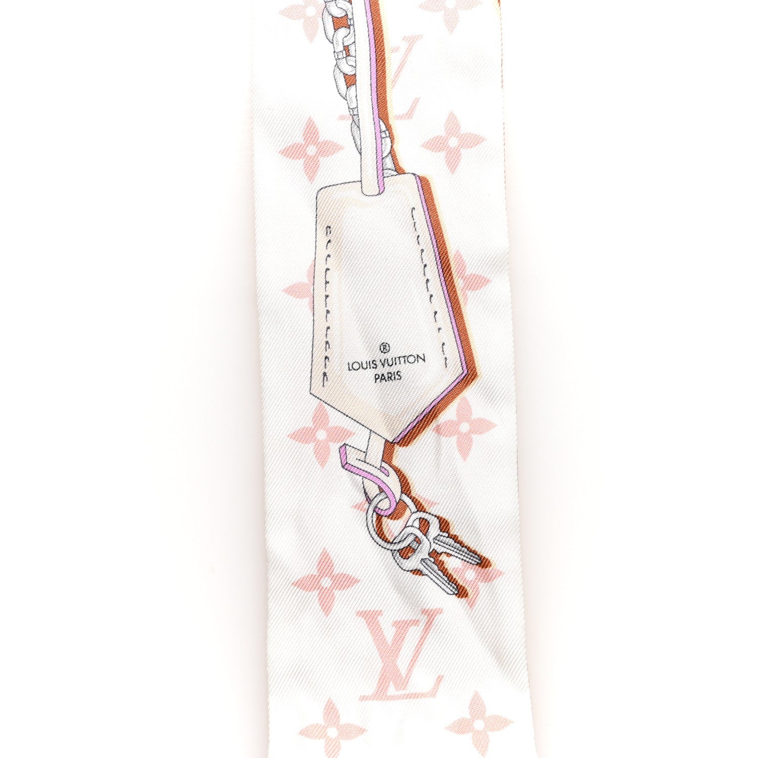 Louis Vuitton Silk Ultimate Monogram BB Bandeau White