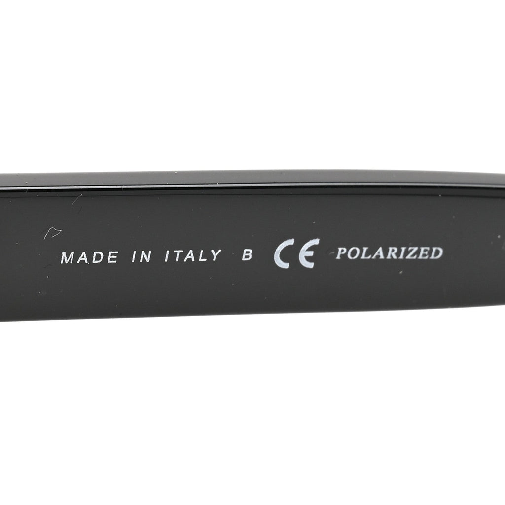 Acetate Pantos Logo Sunglasses 5458-A Black