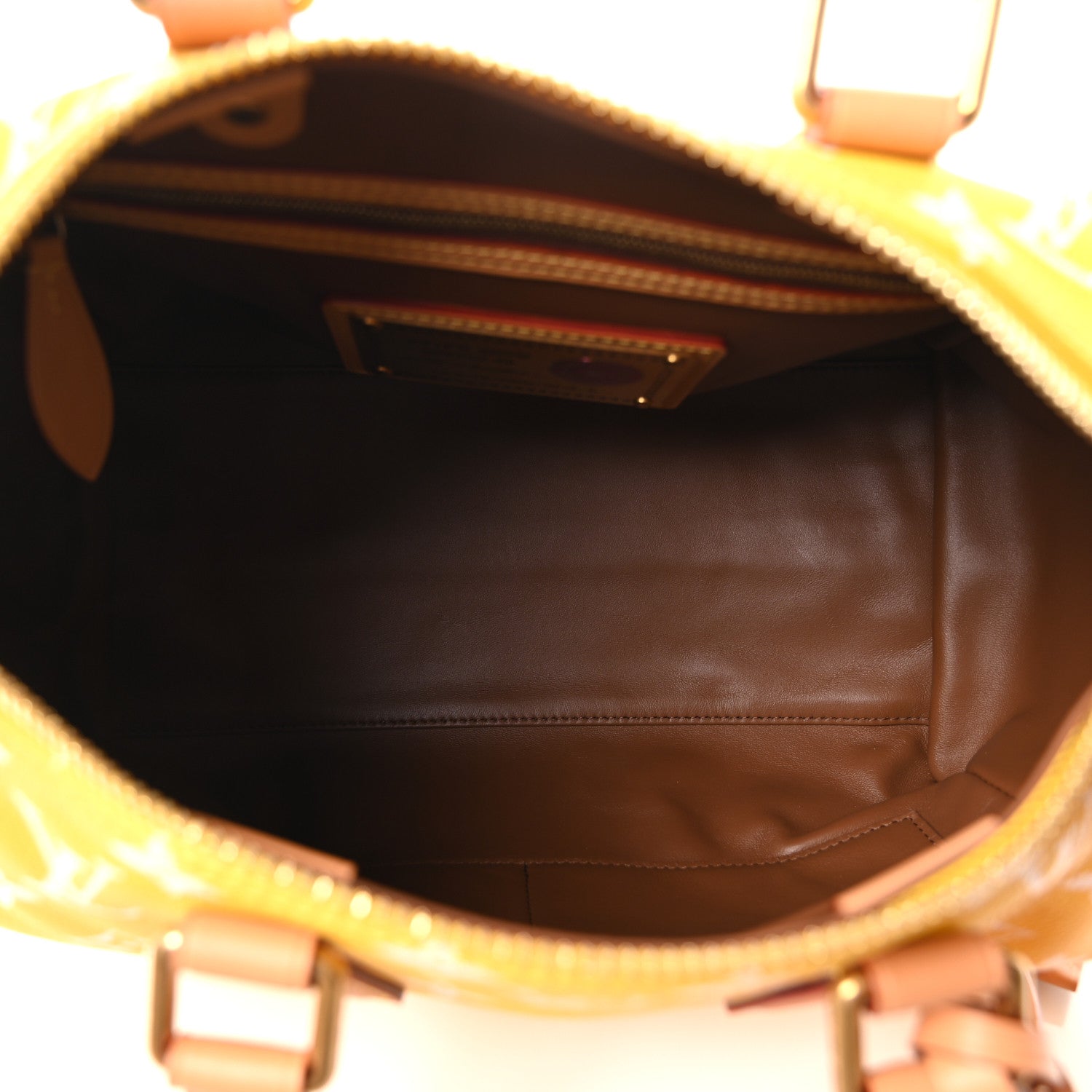 Louis Vuitton Calfskin Monogram Speedy P9 Bandouliere 25 Jaune Mat