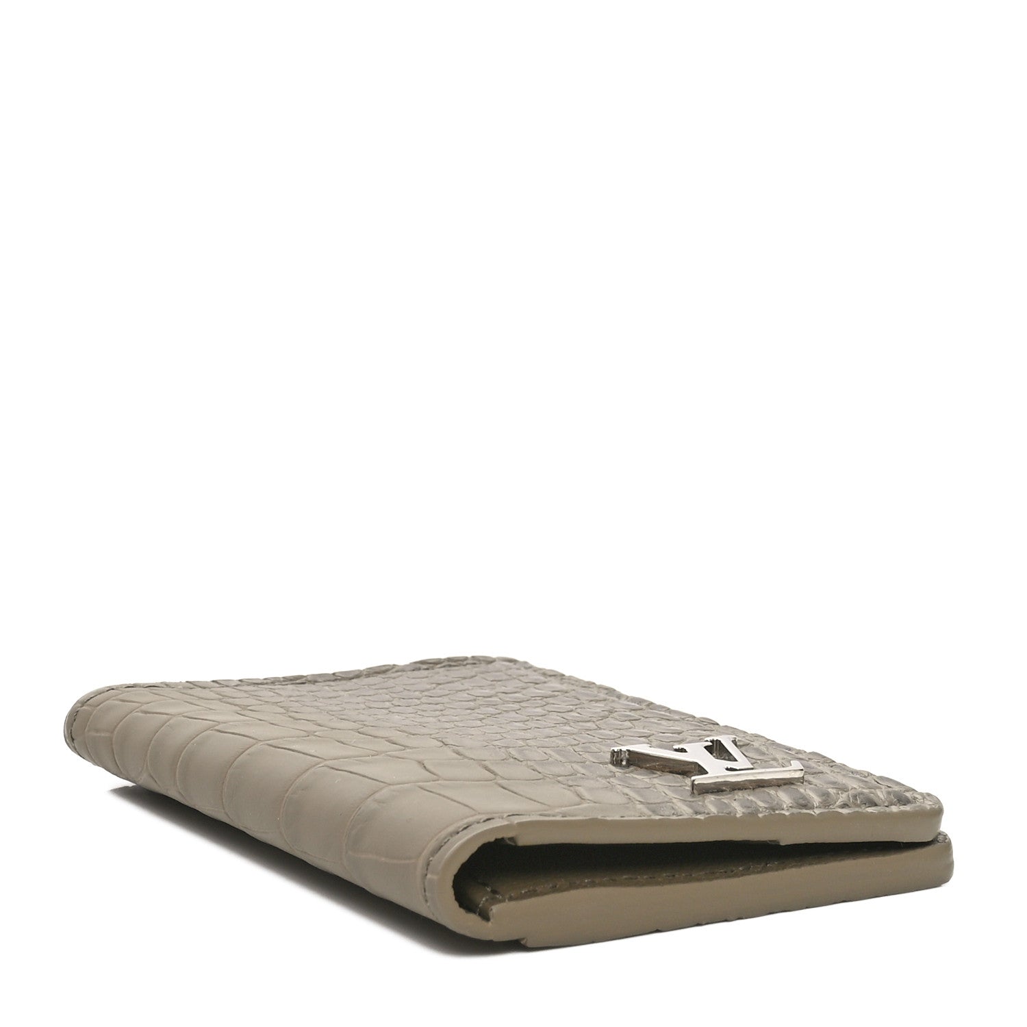 Louis Vuitton Crocodile Pocket Organizer Sage Green