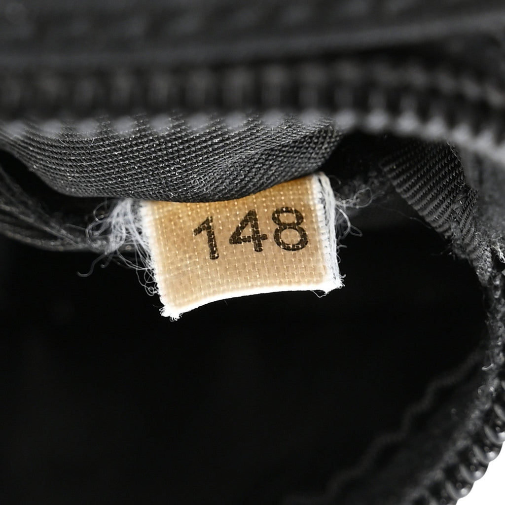 Prada Nylon Small Flat Messenger Bag Black