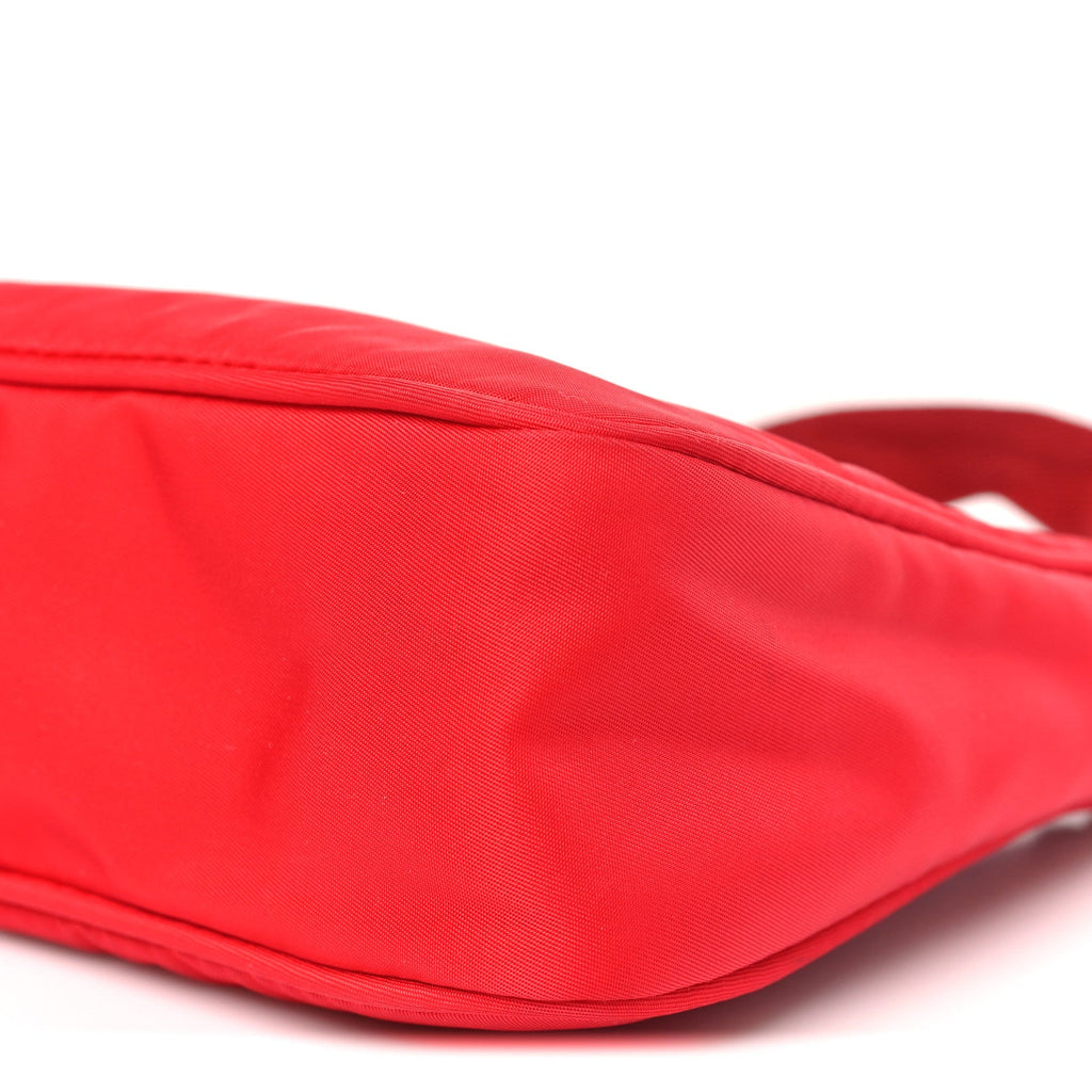 Prada Tessuto Nylon Mini Re-Edition 2000 Bag Rosso