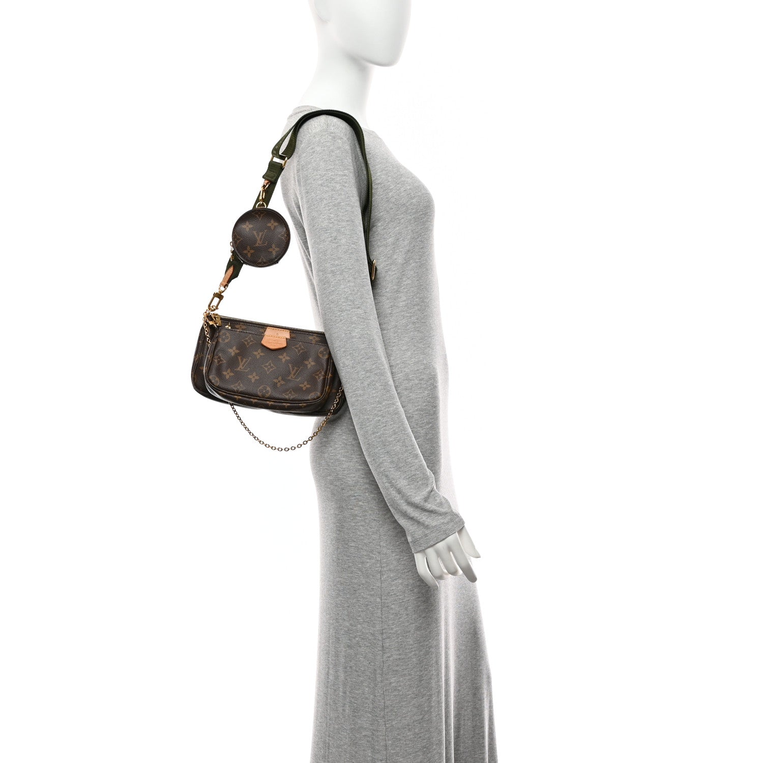 Louis Vuitton Monogram Multi Pochette Accessories Kaki