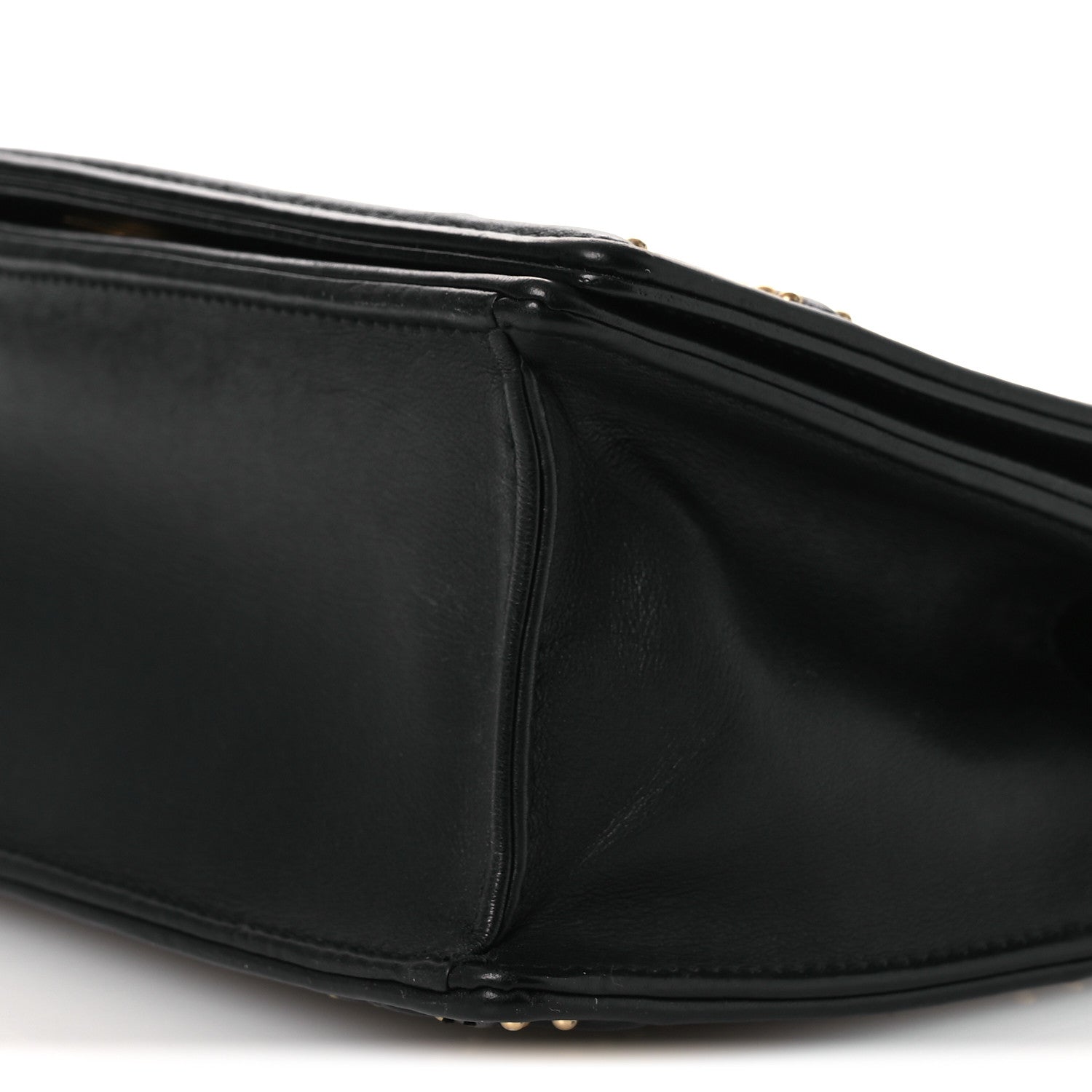 Christian Dior Lambskin Studded Medium Diorama Flap Bag Black