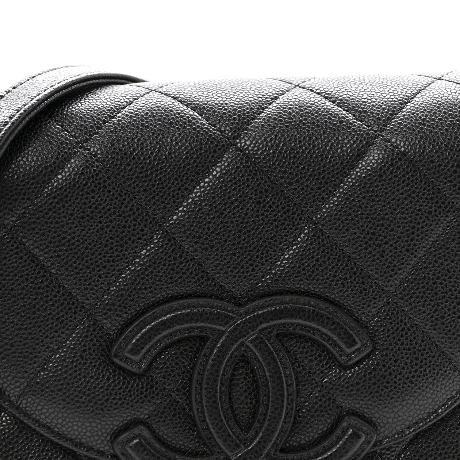 Chanel Caviar Quilted Small Messenger Flap Black