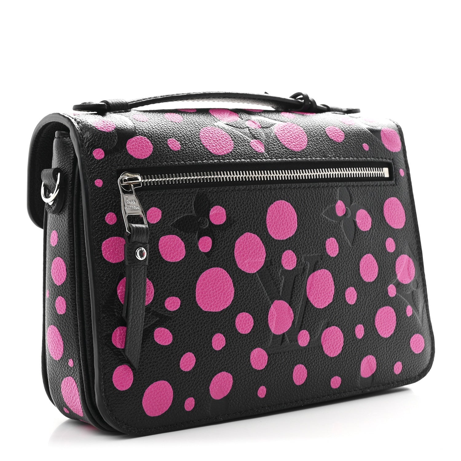 Louis Vuitton LV x YK Empreinte Monogram Giant Pochette Metis Black Fuchsia