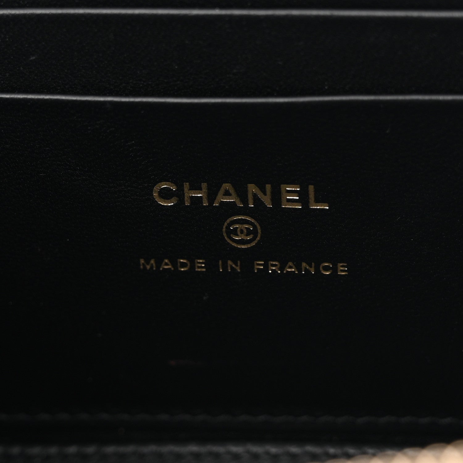 Chanel Lambskin Quilted Small Top Handle Vanity Case With Chain Black