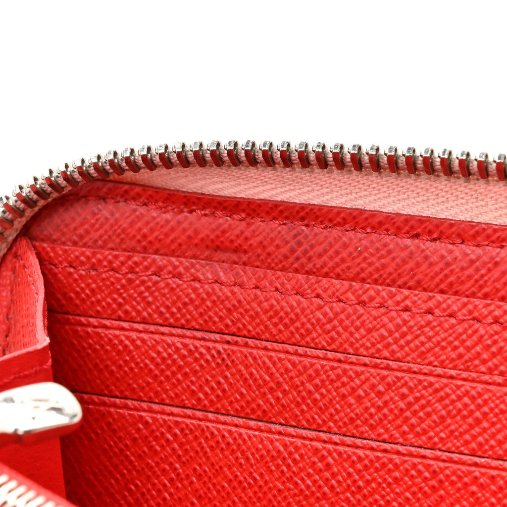 Louis Vuitton Epi Blooming Corners Clemence Wallet Rose Ballerine Coquelicot