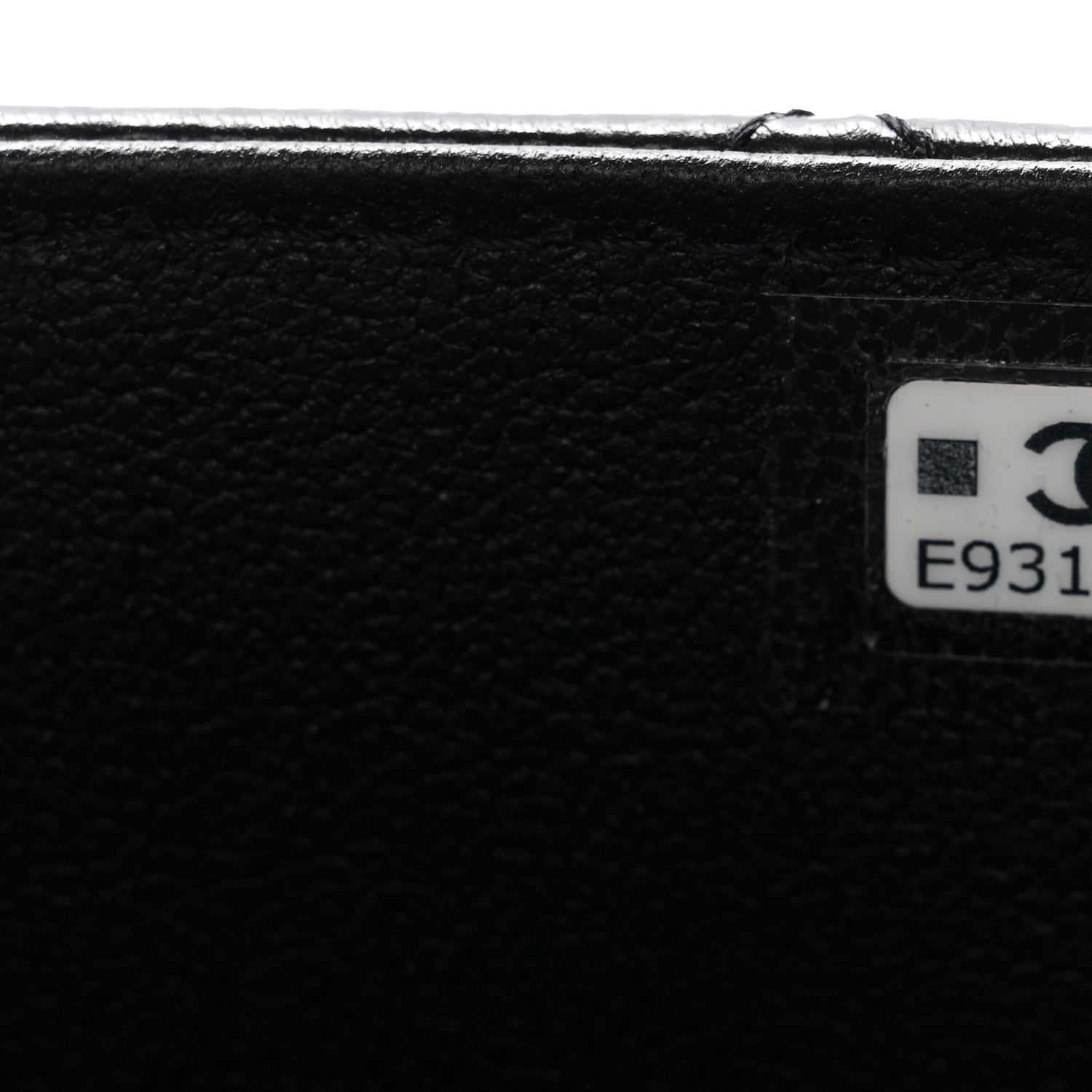 Chanel Lambskin Quilted Rectangular Phone Holder Clutch With Chain Black