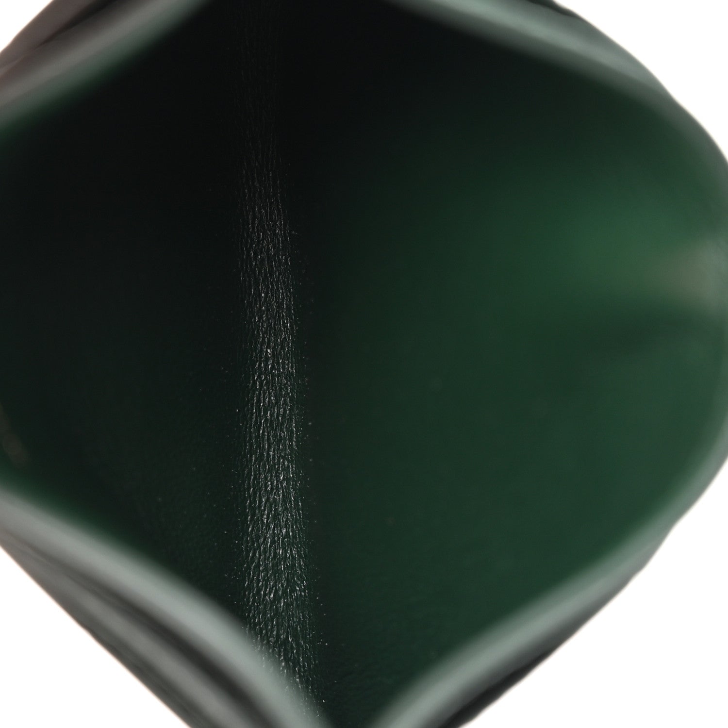 Calfskin Crocodile Embossed Crococo Card Holder Emerald