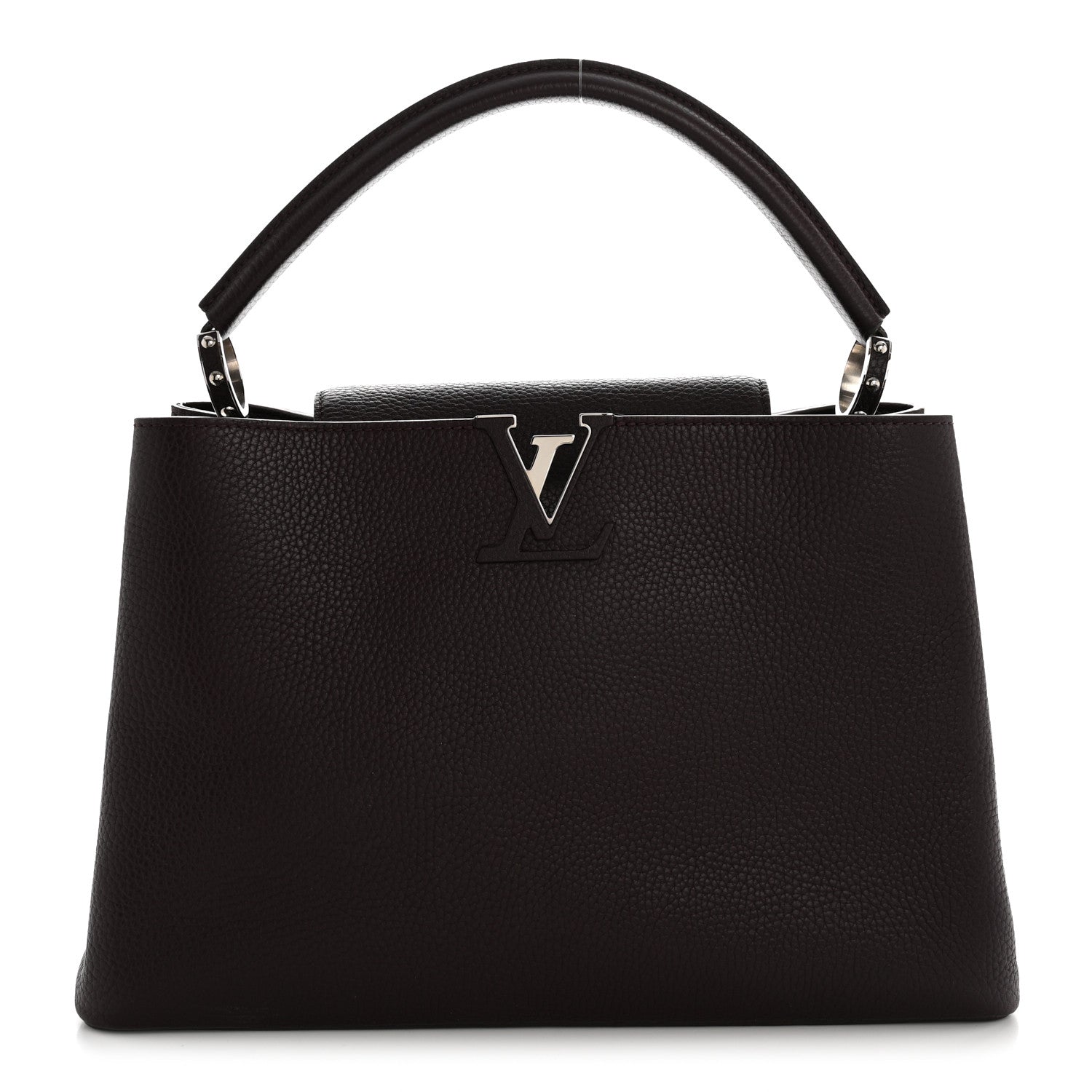 Louis Vuitton Taurillon Capucines MM Quetsche
