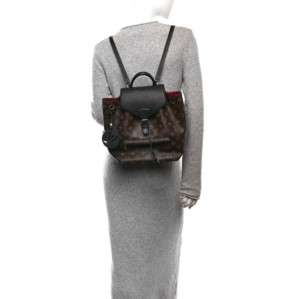 Louis Vuitton Monogram Montsouris PM Black