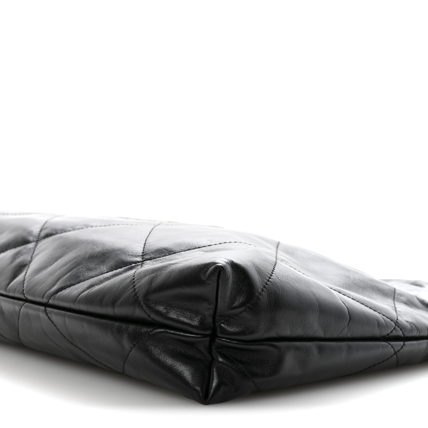 Chanel Shiny Calfskin Quilted Chanel 22 Black