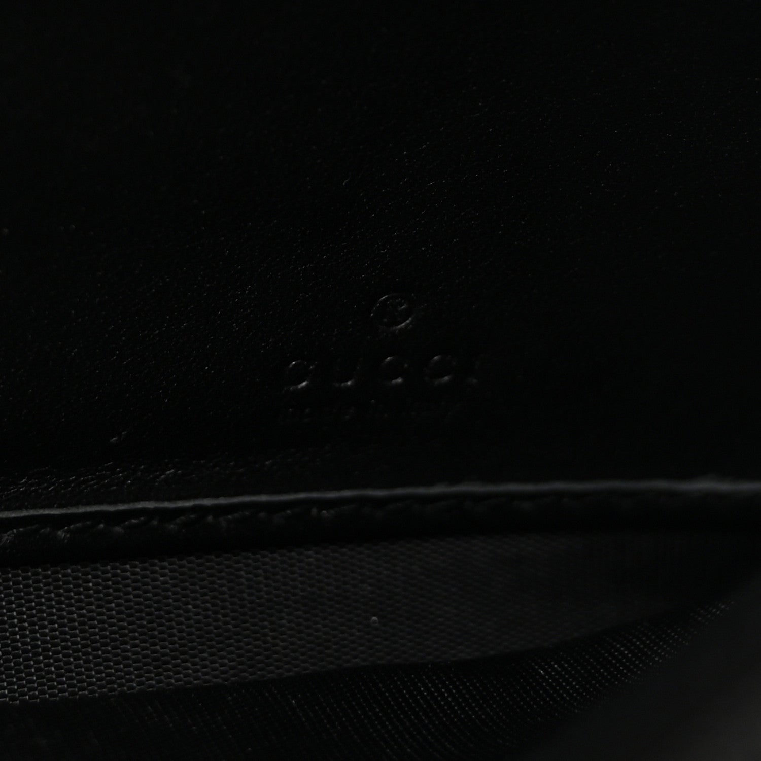 Gucci Calfskin Sylvie Continental Wallet Black
