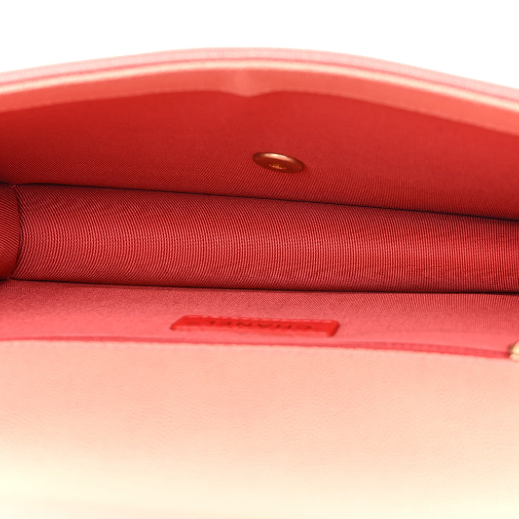 Chanel Caviar Quilted Medium Sunset On The Sea Flap Coral
