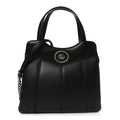 Gucci Calfskin Petite GG Small Tote Bag Black